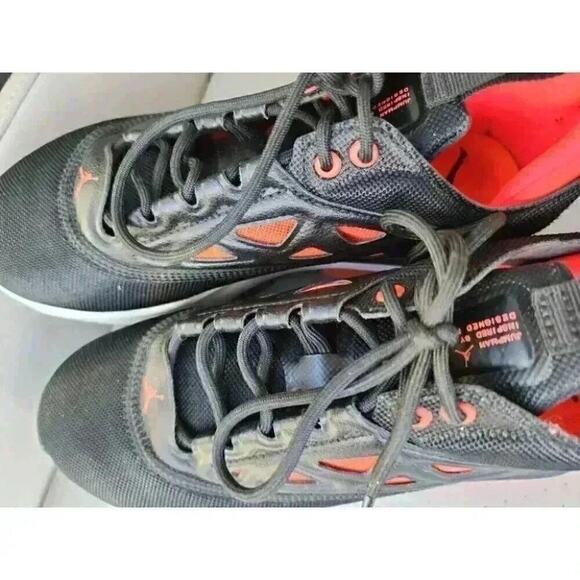 Nike Wmns Jordan Air Max  Black Av5186-002 Excellent A100 - Picture 9 of 9